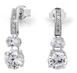 Modesi Náušnice JA24020CZ + 2 měsíce na vrácení zboží