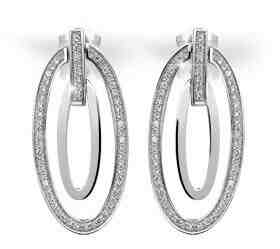 Modesi Stříbrné náušnice WYDBK-E + 2 měsíce na vrácení zboží