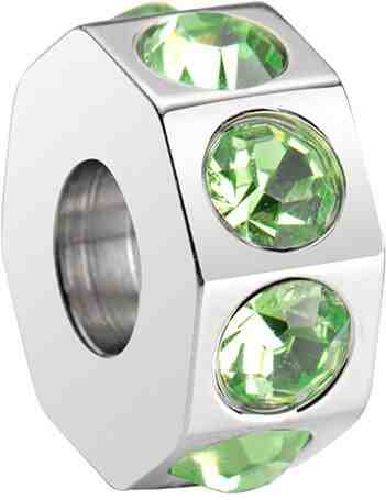 Morellato Ocelový přívěsek Drops Green Crystal SCZ189 + 2 měsíce na vrácení zboží