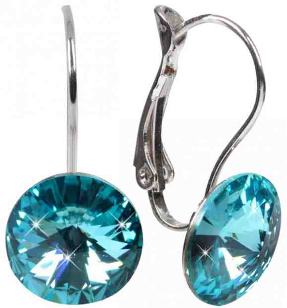 Troli Náušnice Rivoli 12 mm Light Turquois + 2 měsíce na vrácení zboží