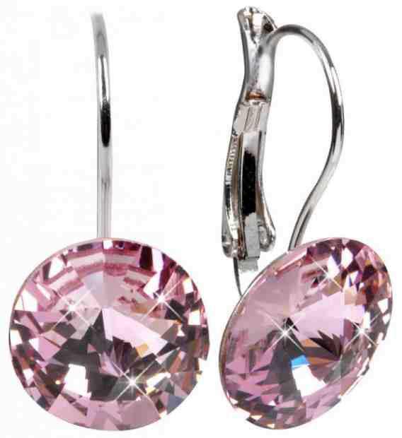 Troli Náušnice Rivoli 12 mm Light Amethyst + 2 měsíce na vrácení zboží