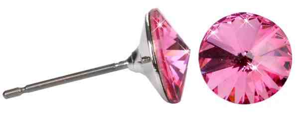 Troli Náušnice Rivoli 8 mm Rose + 2 měsíce na vrácení zboží