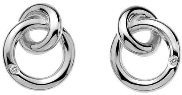 Hot Diamonds Náušnice Eternity Interlocking Stud DE308 + 2 měsíce na vrácení zboží