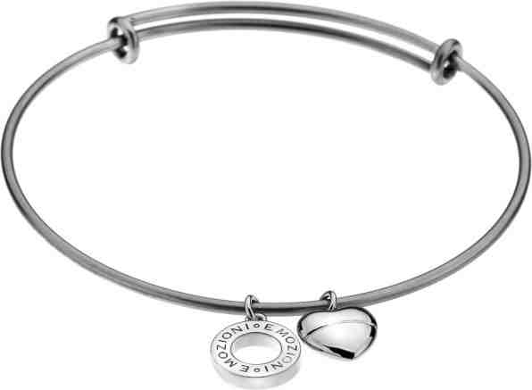 Hot Diamonds Ocelový náramek Emozioni Silver Bangle DC107 + 2 měsíce na vrácení zboží