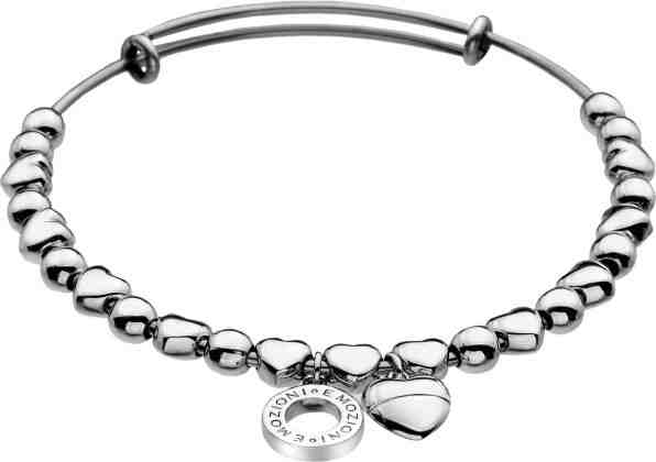 Hot Diamonds Ocelový náramek Emozioni Silver Heart Bangle DC094 + 2 měsíce na vrácení zboží