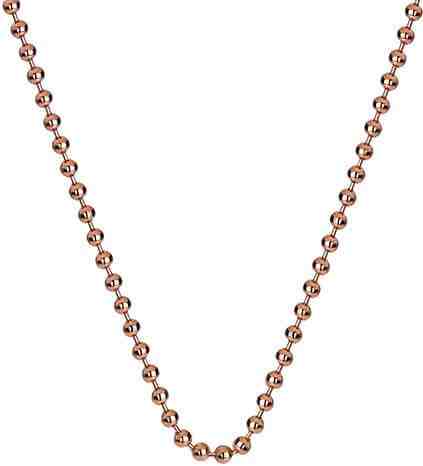 Hot Diamonds Stříbrný řetízek Emozioni Rose Gold Bead Chain 18 CH007 + 2 měsíce na vrácení zboží