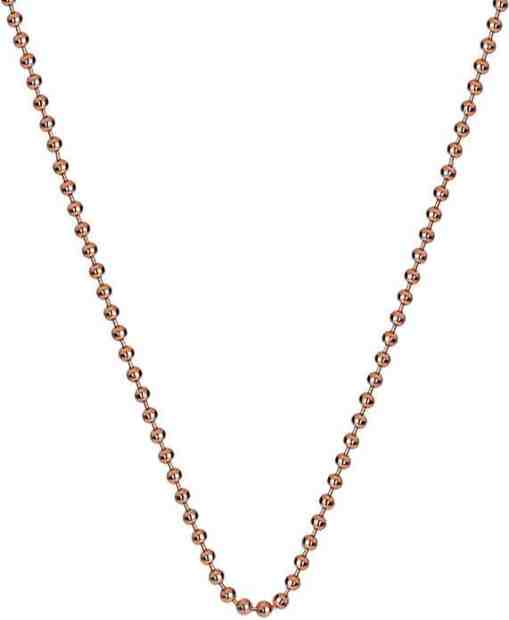 Hot Diamonds Stříbrný řetízek Emozioni Rose Gold Bead Chain 30 CH008 + 2 měsíce na vrácení zboží