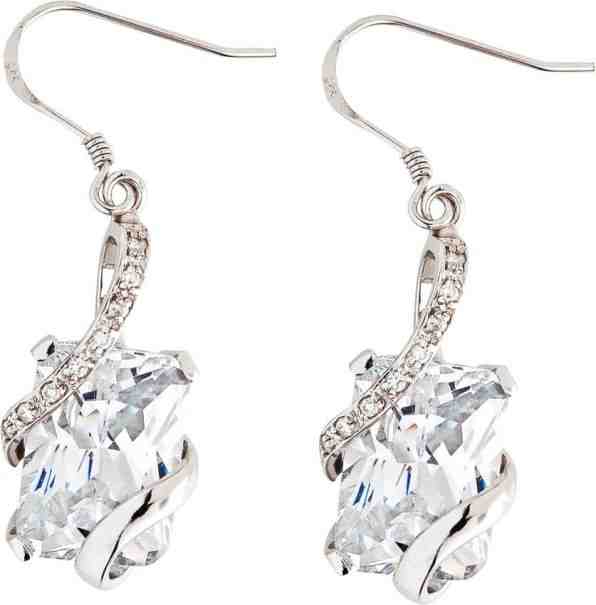 Preciosa Náušnice Graceful White 5029 00 + 2 měsíce na vrácení zboží