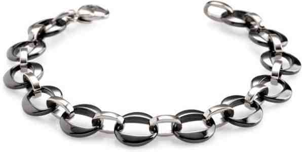 Boccia Titanium Náramek z titanu a keramiky 0394-02 + 2 měsíce na vrácení zboží