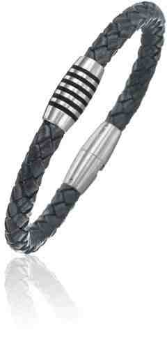 Boccia Titanium Pánský kožený náramek 0347-05 + 2 měsíce na vrácení zboží