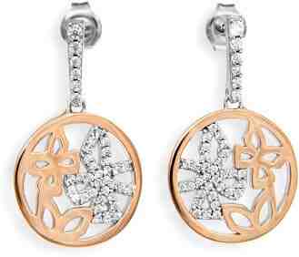 Modesi Náušnice J201CZ-R + 2 měsíce na vrácení zboží