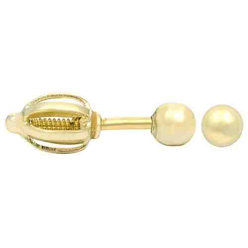 Brilio Drobné náušnice ze žlutého zlata 231 001 00287 + 2 měsíce na vrácení zboží