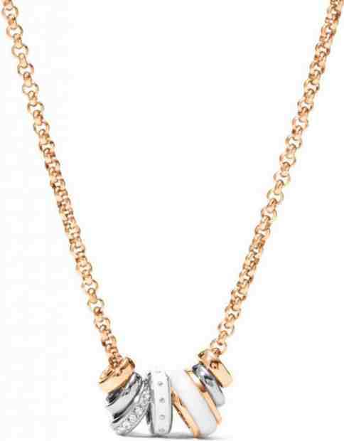 Fossil Ocelový náhrdelník pro ženy JF01122998 + 2 měsíce na vrácení zboží