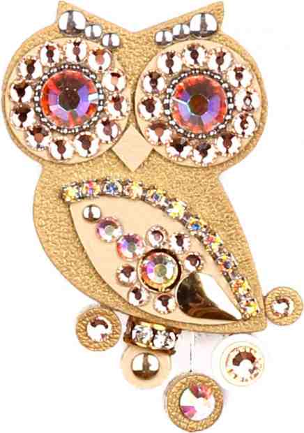 Sovičky Malá zlatá soví brož + 2 měsíce na vrácení zboží