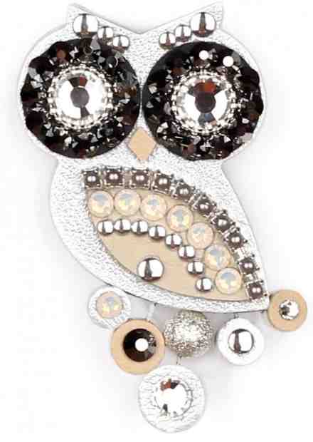 Sovičky Malá soví brož stříbrná + 2 měsíce na vrácení zboží