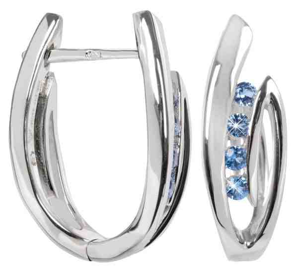 Silver Cat Stříbrné náušnice s krystaly SC138 + 2 měsíce na vrácení zboží