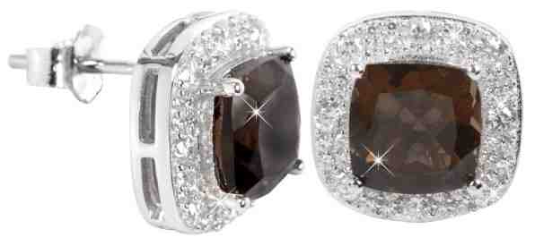 Silver Cat Stříbrné náušnice s krystaly SC132 + 2 měsíce na vrácení zboží