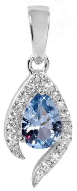 Silver Cat Stříbrný přívěsek s modrým krystalem SC116 + 2 měsíce na vrácení zboží