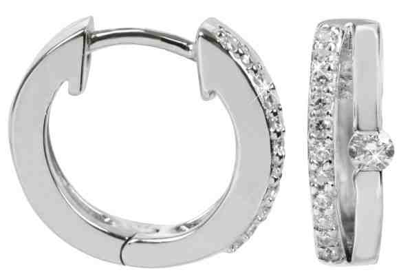 Silver Cat Stříbrné náušnice s krystaly SC120 + 2 měsíce na vrácení zboží