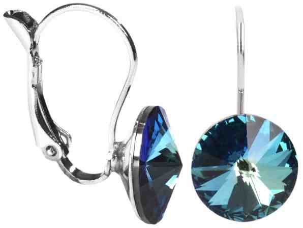 Troli Náušnice Rivoli 12 mm Bermuda Blue + 2 měsíce na vrácení zboží