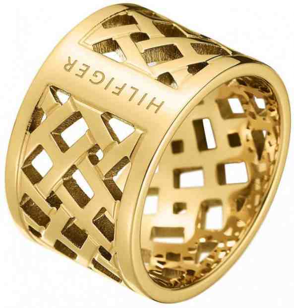 Tommy Hilfiger Originální pozlacený prsten z oceli TH2700750 56 mm + 2 měsíce na vrácení zboží