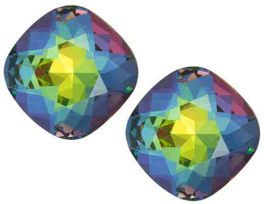 Preciosa Náušnice Brilliant Rose s krystalem Vitrail Medium 6012 41 + 2 měsíce na vrácení zboží