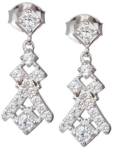 Preciosa Náušnice s krystaly Crystal Way 6021 00 + 2 měsíce na vrácení zboží