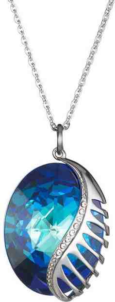 Preciosa Náhrdelník Fairy Tale Fantasy s krystalem Bermuda Blue 7222 46 + 2 měsíce na vrácení zboží