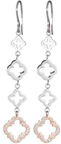 Preciosa Ocelové náušnice Grandeur s čirými krystaly 7243P00 + 2 měsíce na vrácení zboží