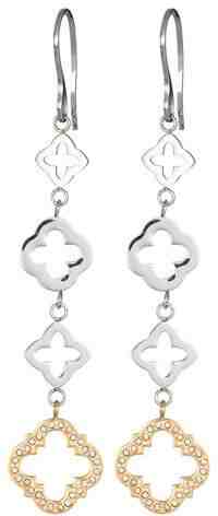 Preciosa Ocelové náušnice Grandeur s čirými krystaly 7243Y00 + 2 měsíce na vrácení zboží