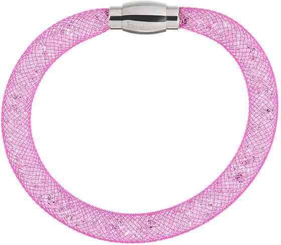 Preciosa Třpytivý náramek Scarlette fuchsiový 7251 55 + 2 měsíce na vrácení zboží