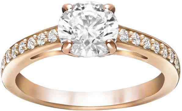 Swarovski Bronzový třpytivý prsten ATTRACT 51842/5149218 52 mm + 2 měsíce na vrácení zboží