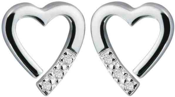 Hot Diamonds Náušnice Hot Diamonds Just add Love Memories DE110 + 2 měsíce na vrácení zboží