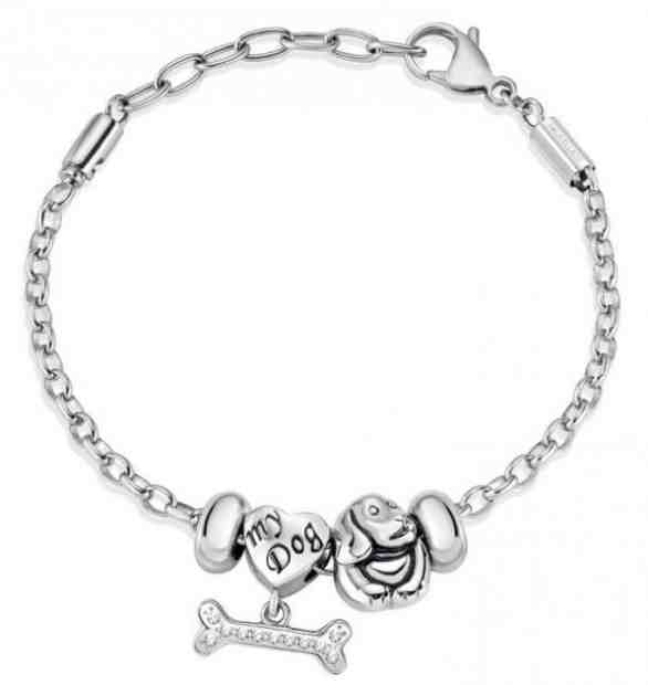 Morellato Ocelový náramek Drops Dog SCZ716 + 2 měsíce na vrácení zboží