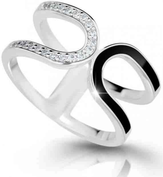 Modesi Moderní stříbrný prsten M11077 54 mm + 2 měsíce na vrácení zboží