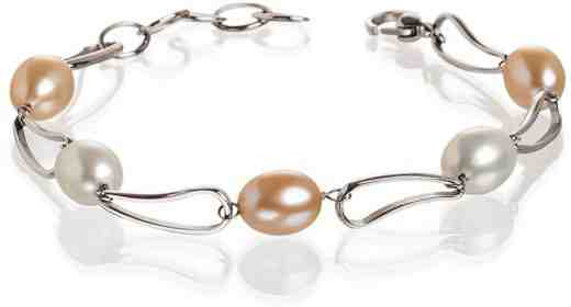 Boccia Titanium Titanový náramek s perlami 0382-01 + 2 měsíce na vrácení zboží