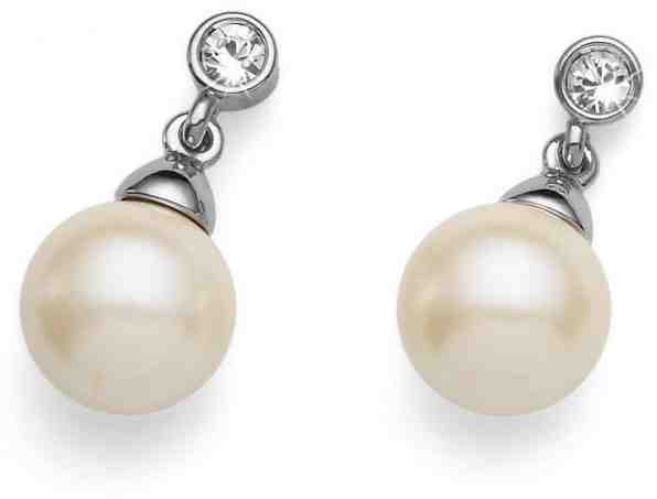 Oliver Weber Náušnice s perlou Swarovski 22559 CRE + 2 měsíce na vrácení zboží