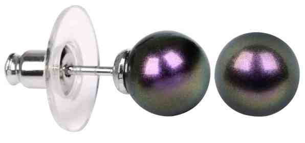 Troli Náušnice Pearl Iridescent Purple + 2 měsíce na vrácení zboží