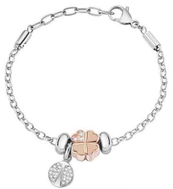 Morellato Ocelový bicolor náramek Drops Jewel SCZ724 + 2 měsíce na vrácení zboží