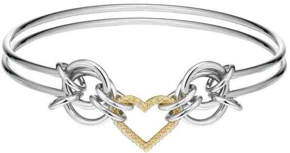 Morellato Ocelový bicolor náramek se srdíčkem Essenza SAGX1 6,5 cm + 2 měsíce na vrácení zboží