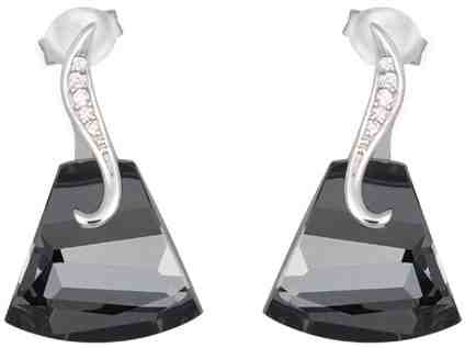 Preciosa Stříbrné náušnice Crystal Bell 6039 40 + 2 měsíce na vrácení zboží