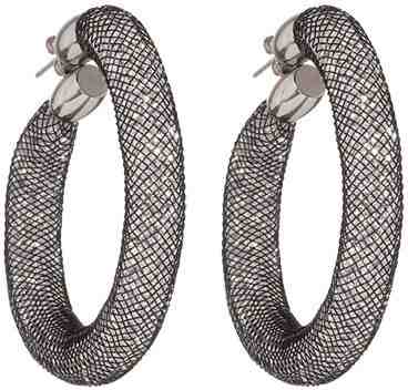 Preciosa Třpytivé náušnice Sheryl černé 7281 20 + 2 měsíce na vrácení zboží