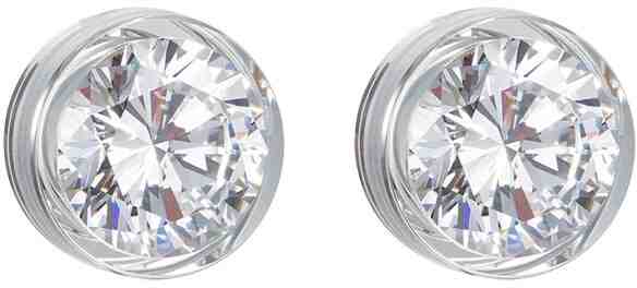 Preciosa Stříbrné náušnice s velkým krystalem Brilliant Star 5196 00 + 2 měsíce na vrácení zboží