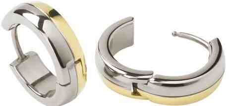 Boccia Titanium Náušnice kroužky z titanu 0539-07 + 2 měsíce na vrácení zboží