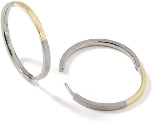 Boccia Titanium Pozlacené titanové kruhy 0516-02 + 2 měsíce na vrácení zboží