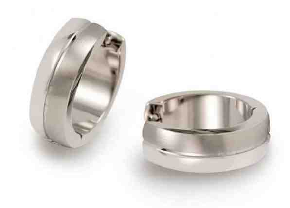 Boccia Titanium Úžasné náušnice kroužky z titanu 0539-05 + 2 měsíce na vrácení zboží