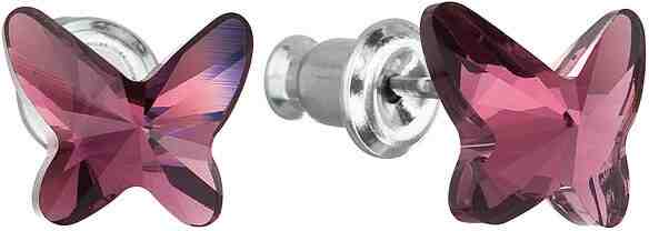 Troli Motýlkové náušnice Butterfly Amethyst + 2 měsíce na vrácení zboží