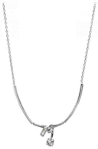 Silver Cat Stříbrný náhrdelník se zirkony SC204 + 2 měsíce na vrácení zboží