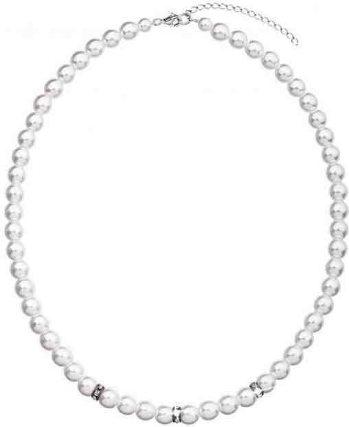 Evolution Group Perlový náhrdelník 32012.1 bílá + 2 měsíce na vrácení zboží