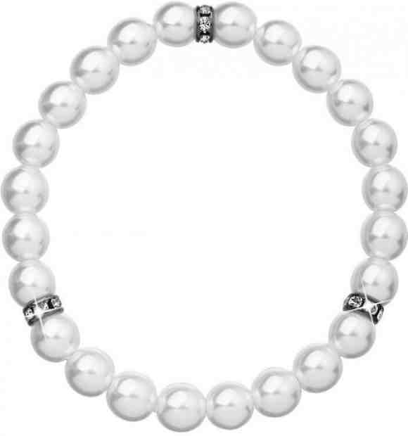 Evolution Group Perlový náramek 33017.1 bílá + 2 měsíce na vrácení zboží